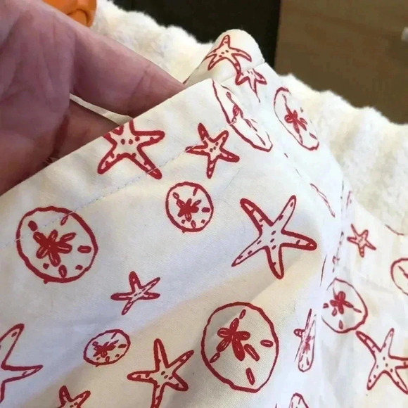 Nantucket Brand red/white nautical themed skirt with side pockets.  Size 12 - Picture 6 of 8